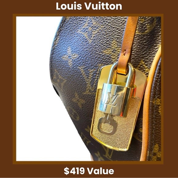 🔐Louis Vuitton Padlock & Key (#311) & 100% leather and engravable charm plate - Picture 11 of 11
